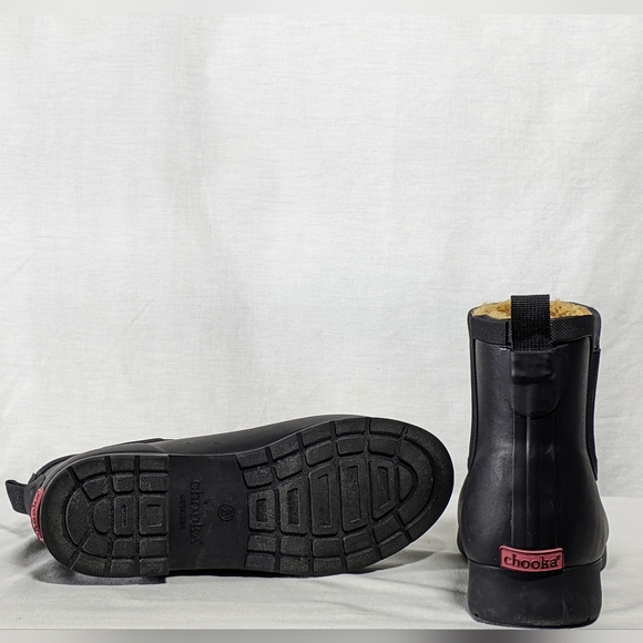 NEW Chooka Womens Waterproof Plush Chelsea Boot Sz 7 black - Picture 4 of 4